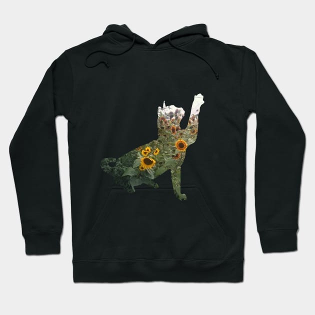 Sunflowery Cat Hoodie by Crayle